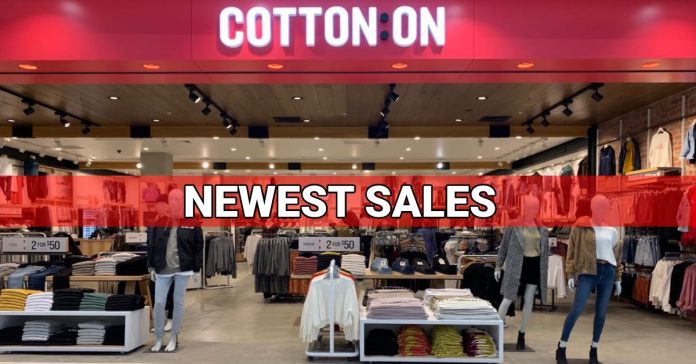 COTTON ON NEWEST SALES